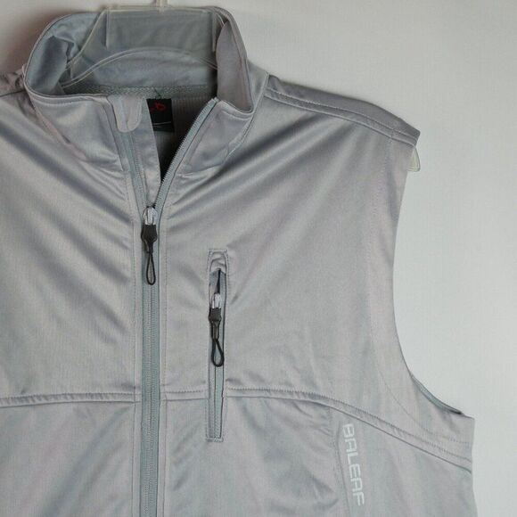 Baleaf Men's Size L Golf Vest Gray Lightweight Stretch Breathable - Picture 3 of 12